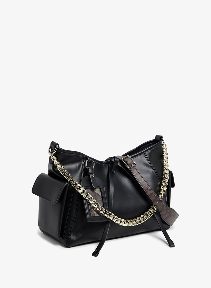BCBG Chain Detail Shoulder Bag - Image 5